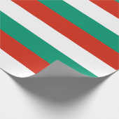 Papier Cadeau Drapeau de Bulgarie (Coin)