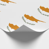 Papier Cadeau Drapeau de Chypre (Coin)