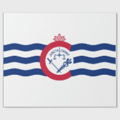 Papier Cadeau Drapeau de Cincinnati (Ohio) (Plat)