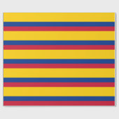 Papier Cadeau Drapeau de Colombie (Plat)
