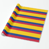 Papier Cadeau Drapeau de Colombie (Déroulé)