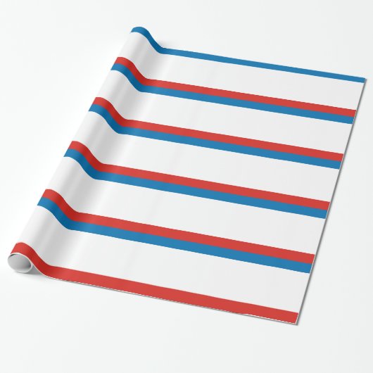 Papier Cadeau Drapeau de Crimée (Déroulé)