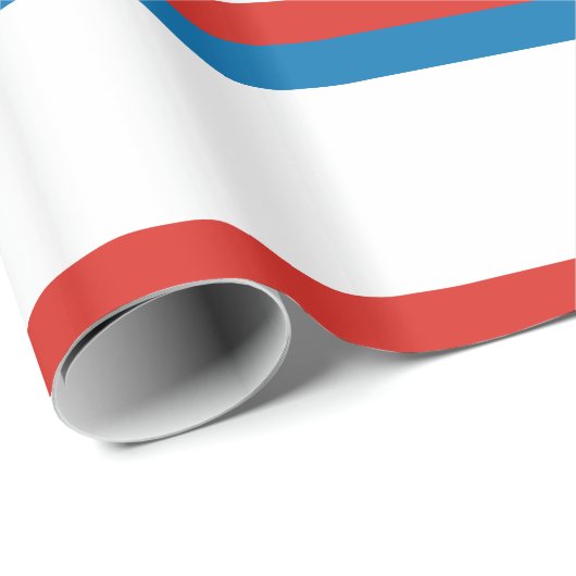 Papier Cadeau Drapeau de Crimée (Coin rond)