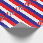 Papier Cadeau Drapeau de Croatie (Coin)