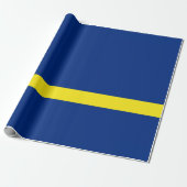 Papier Cadeau Drapeau de Curaçao (Déroulé)