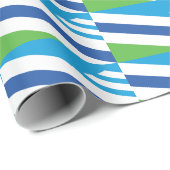 Papier Cadeau Drapeau de Dayton, Ohio (Coin rond)