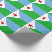Papier Cadeau Drapeau de Djibouti (Coin)