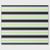 Papier Cadeau Drapeau de fierté agender (Plat)