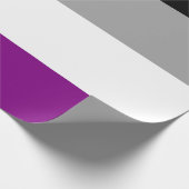 Papier Cadeau Drapeau de fierté asexué (Coin)