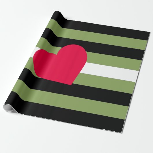 Papier Cadeau Drapeau de fierté Boi (Déroulé)