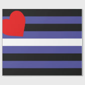 Papier Cadeau Drapeau de fierté cuir (Plat)