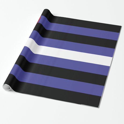 Papier Cadeau Drapeau de fierté cuir (Déroulé)