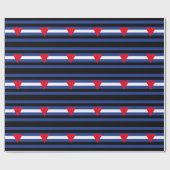 Papier Cadeau Drapeau de fierté cuir queer (Plat)