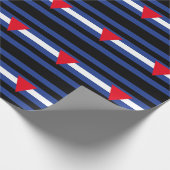 Papier Cadeau Drapeau de fierté cuir queer (Coin)