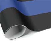 Papier Cadeau Drapeau de fierté cuir queer (Coin rond)