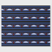 Papier Cadeau Drapeau de fierté d'aigle en cuir (Plat)