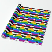 Papier Cadeau Drapeau de fierté d'allié (Déroulé)