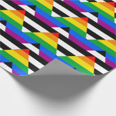 Papier Cadeau Drapeau de fierté d'allié (Coin)