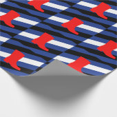 Papier Cadeau Drapeau de fierté de bottes (Coin)
