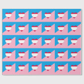 Papier Cadeau Drapeau de fierté de jeu d'âge (Plat)