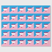 Papier Cadeau Drapeau de fierté de jeu d'âge (Plat)