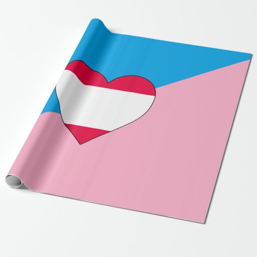 Papier Cadeau Drapeau de fierté de jeu d'âge (Déroulé)