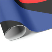 Papier Cadeau Drapeau de fierté de masque (Coin rond)