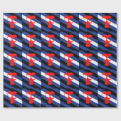 Papier Cadeau Drapeau de fierté de masque (Plat)