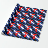 Papier Cadeau Drapeau de fierté de masque (Déroulé)
