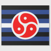 Papier Cadeau Drapeau de fierté de pratique du cuir (Plat)
