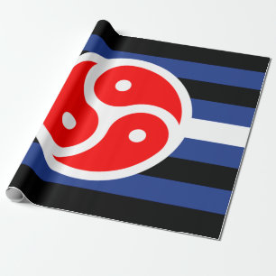 Papier Cadeau Drapeau de fierté de pratique du cuir