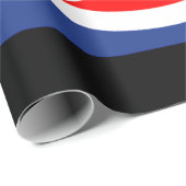 Papier Cadeau Drapeau de fierté de pratique du cuir (Coin rond)