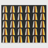 Papier Cadeau Drapeau de fierté des cheveux longs (Plat)