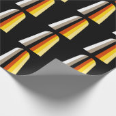 Papier Cadeau Drapeau de fierté des cheveux longs (Coin)