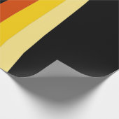 Papier Cadeau Drapeau de fierté des cheveux longs (Coin)