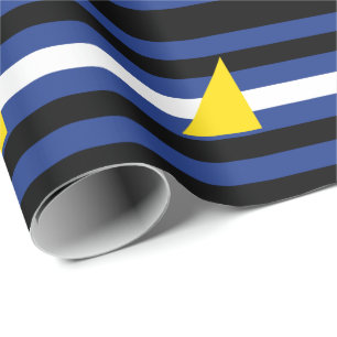 Papier Cadeau Drapeau de fierté des sports aquatiques