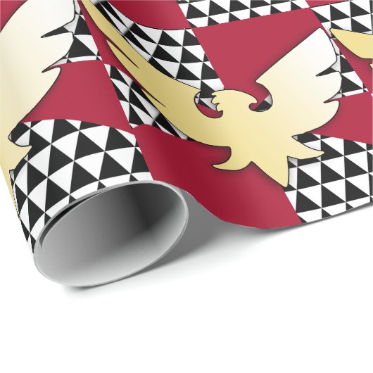Papier Cadeau Drapeau de fierté Drag (Coin rond)