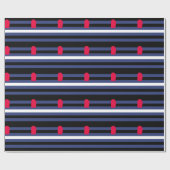 Papier Cadeau Drapeau de fierté en cuir (Plat)