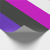 Papier Cadeau Drapeau de fierté genderfluid (Coin)