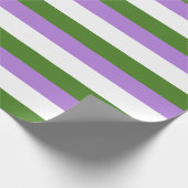 Papier Cadeau Drapeau de fierté genderqueer (Coin)