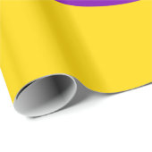 Papier Cadeau Drapeau de fierté intersexe (Coin rond)