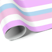 Papier Cadeau Drapeau de fierté intersexe (Coin rond)
