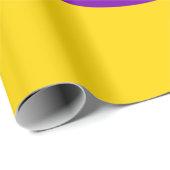 Papier Cadeau Drapeau de fierté intersexe (Coin rond)