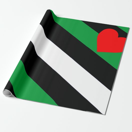 Papier Cadeau Drapeau de fierté Leather Boi (Déroulé)