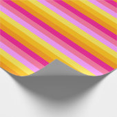 Papier Cadeau Drapeau de fierté lesbienne (Aube) (Coin)