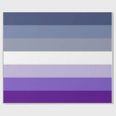 Papier Cadeau Drapeau de fierté lesbienne Butch (Plat)