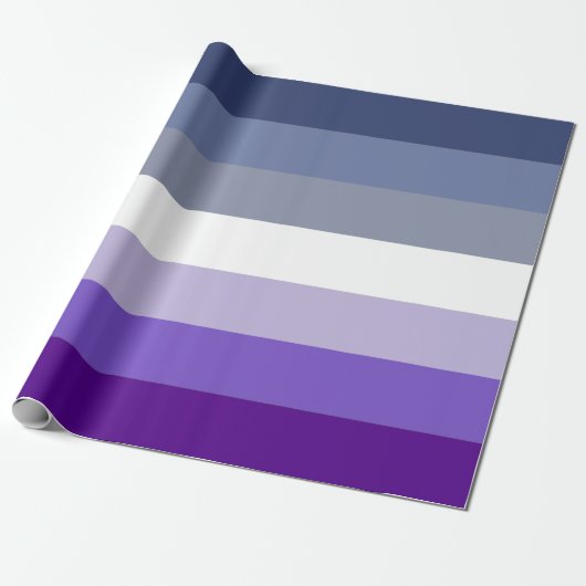 Papier Cadeau Drapeau de fierté lesbienne Butch (Déroulé)