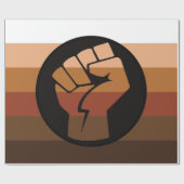 Papier Cadeau Drapeau de fierté POC (Plat)