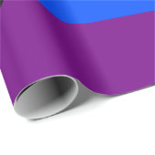Papier Cadeau Drapeau de fierté Progress LGBTQ+ (Coin rond)