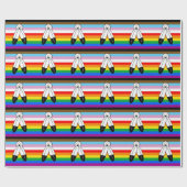 Papier Cadeau Drapeau de fierté Progress Pride LGBTQ+ Two-Spirit (Plat)